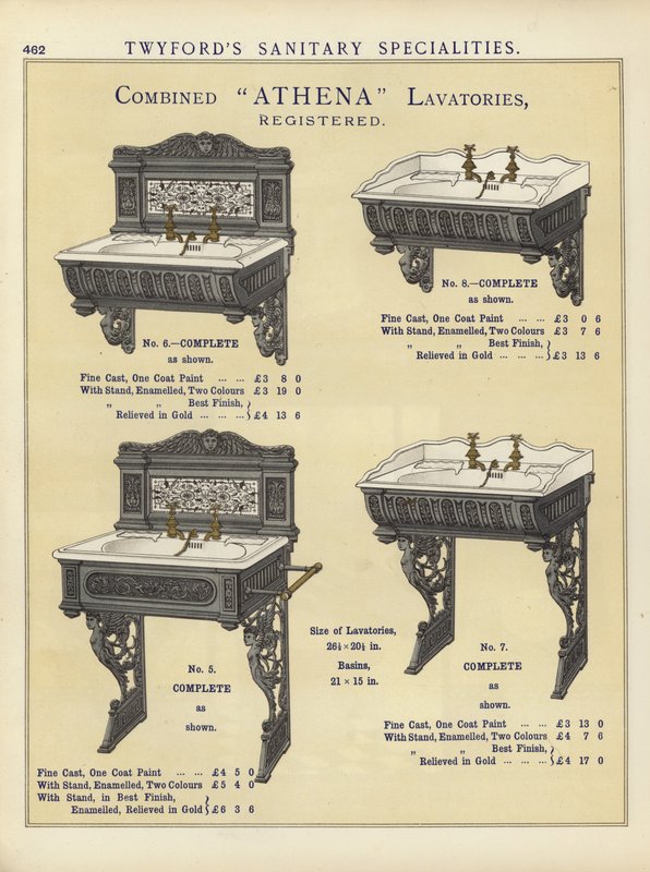 Seite aus dem Kompendium der Architekten, Vermesser und Ingenieure 1892 von English School