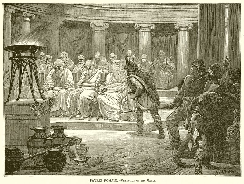 Patres Romani – Besuch der Gallier von English School