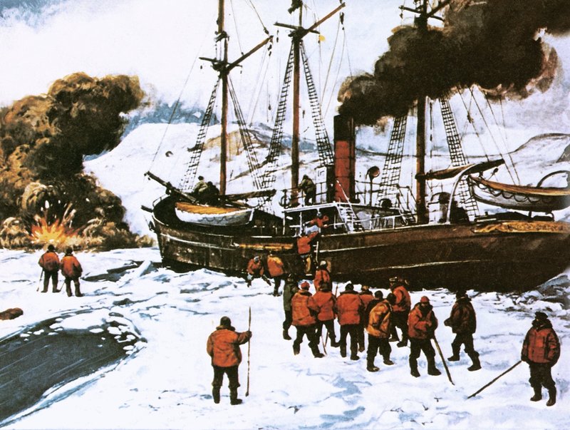 Pearys Expedition zum Nordpol von English School