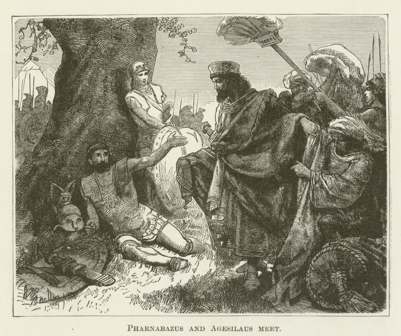 Pharnabazos und Agesilaos treffen sich von English School