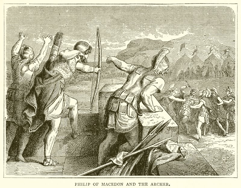Philipp von Makedonien und der Bogenschütze von English School