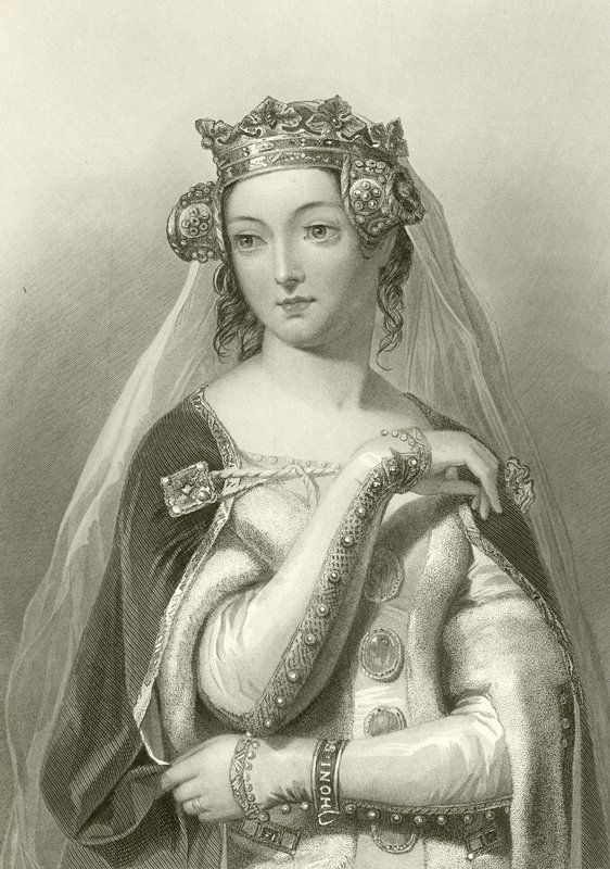 Philippa von Hennegau, Gemahlin von König Eduard III. von English School