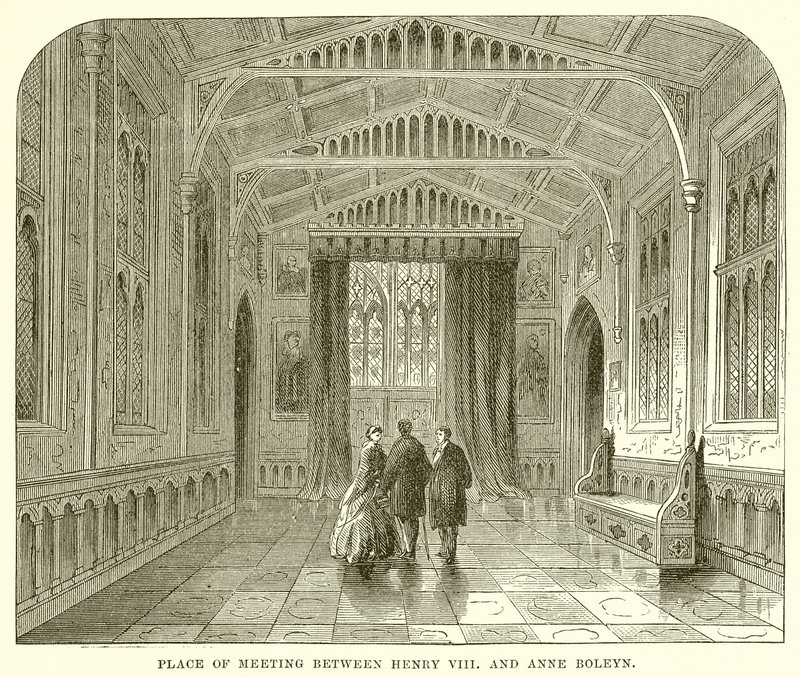 Ort des Treffens zwischen Heinrich VIII und Anne Boleyn von English School