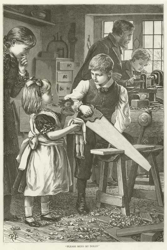 Bitte repariere meine Puppe von English School
