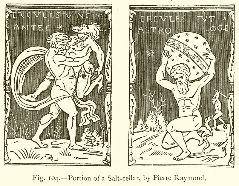 Teil eines Salzfasses, von Pierre Raymond von English School