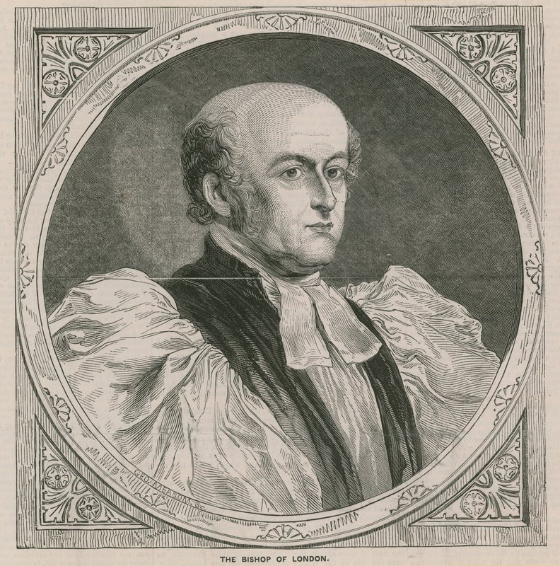 Porträt von Charles Blomfield von English School