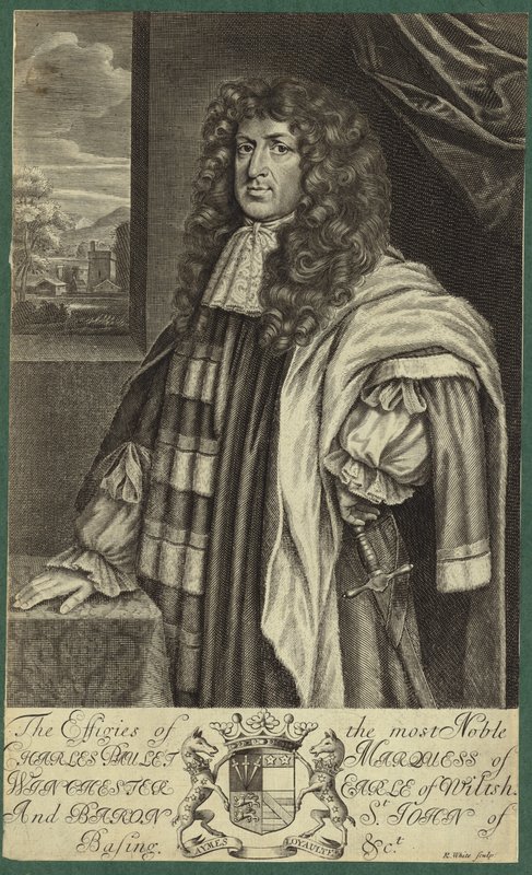Porträt von Charles Paulet von English School