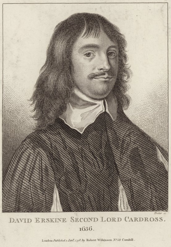 Porträt von David Erskine, Zweiter Lord Cardross von English School