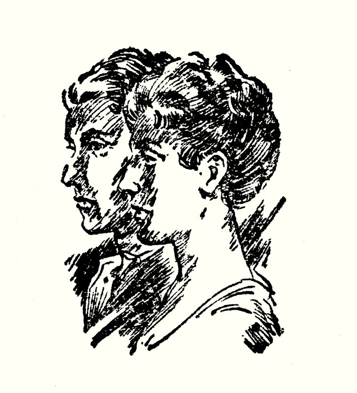 Porträt von E. Oe Somerville und M. Ross von English School