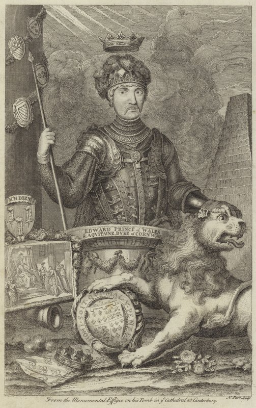 Porträt von Eduard, Prinz von Wales von English School