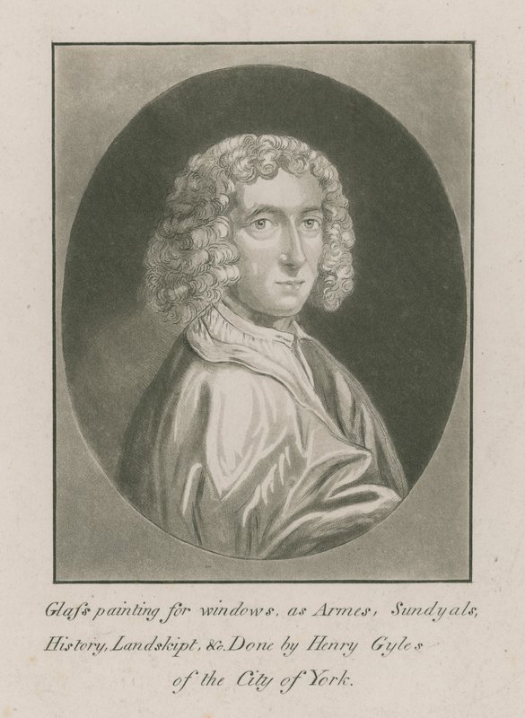 Porträt von Henry Gyles, Glasmaler von English School