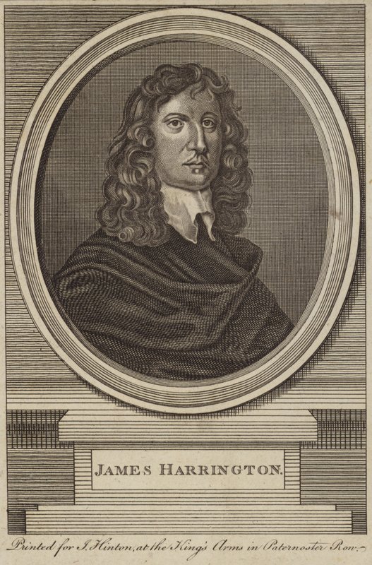 Porträt von James Harrington von English School