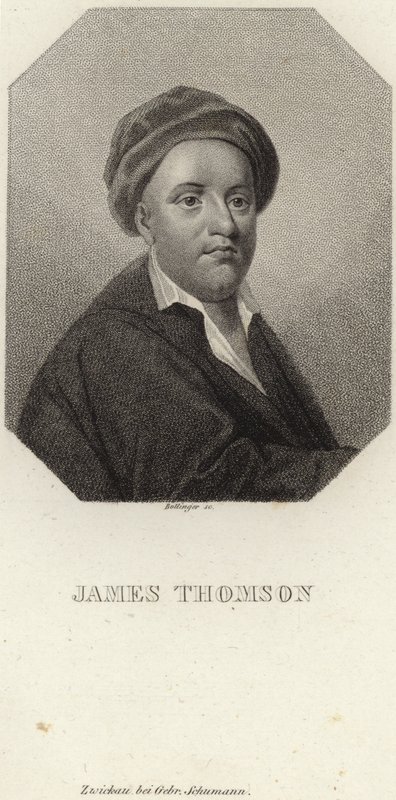 Porträt von James Thomson von English School
