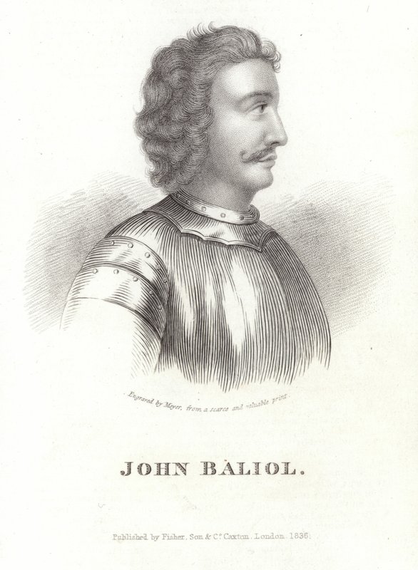 Porträt von John Balliol von English School