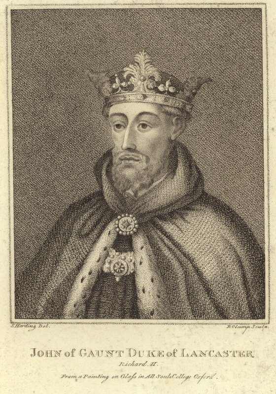 Porträt von John of Gaunt, Herzog von Lancaster von English School