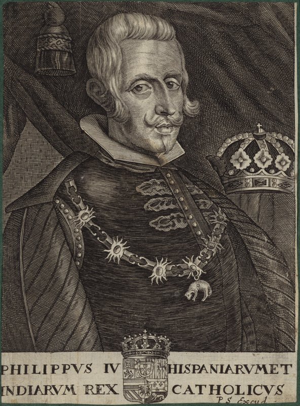 Porträt von König Philipp IV. von Spanien von English School