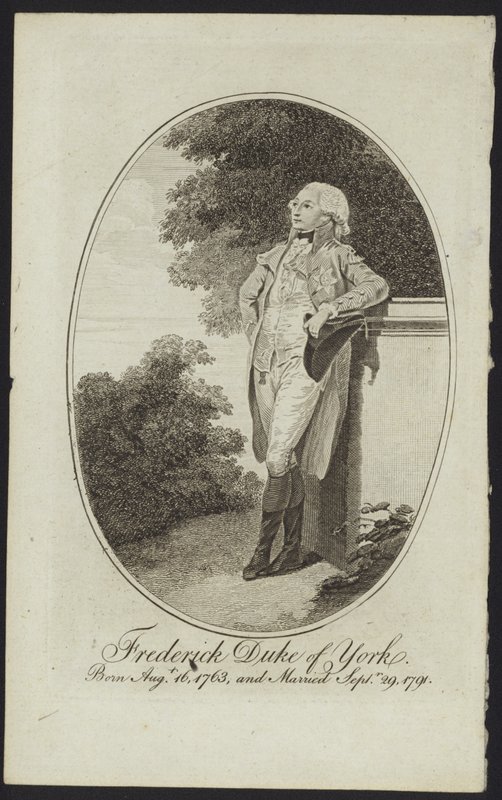 Porträt von Prinz Friedrich, Herzog von York und Albany von English School
