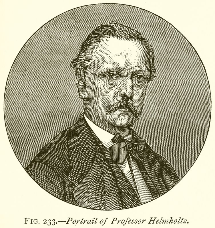 Porträt von Professor Helmholtz von English School