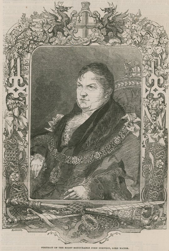 Porträt des ehrenwerten John Johnson, Lord Mayor von English School