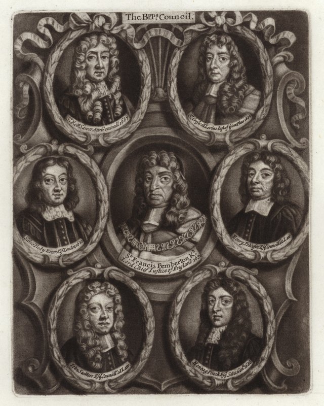 Porträts des Bischofsrats von English School