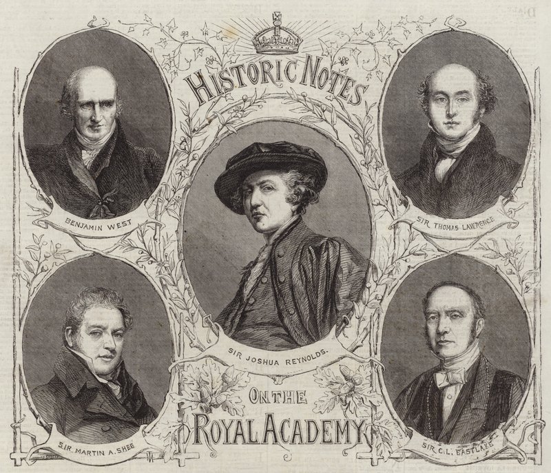 Porträts der Präsidenten der Royal Academy von English School