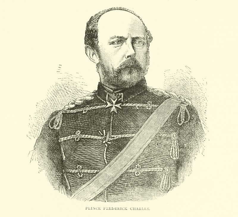 Prinz Friedrich Karl, August 1870 von English School