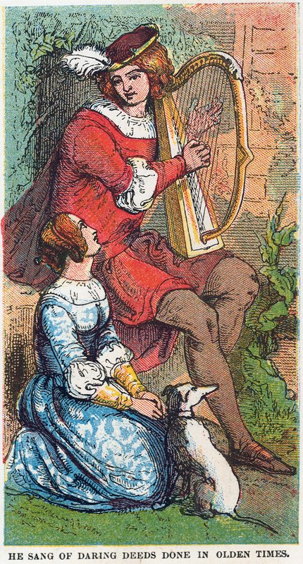 Prinz Hal, der zukünftige König Heinrich V., singt von mutigen Taten von English School