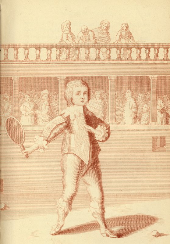 Prinz James, Herzog von York, spielt Tennis von English School