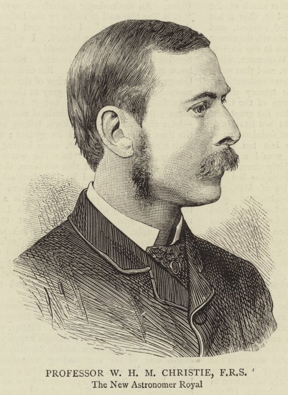 Professor W H M Christie, FRS (Stich) von English School