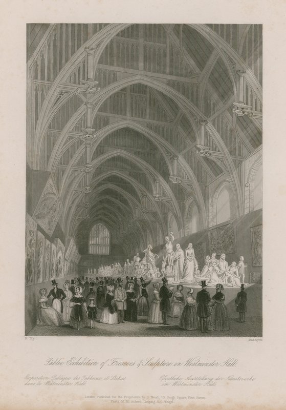 Öffentliche Ausstellung von Fresken & Skulpturen von English School