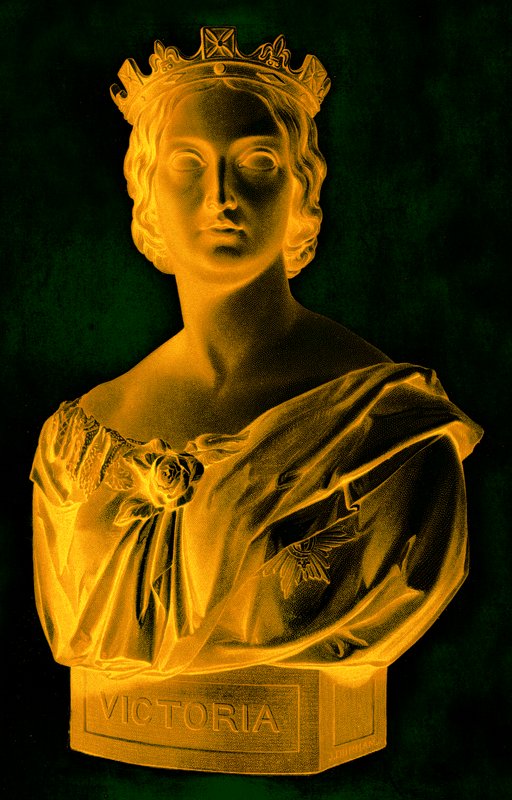 Königin Victoria, Illustration aus Die Königinnen von England oder das königliche Schönheitsbuch, veröffentlicht um 1875 von English School