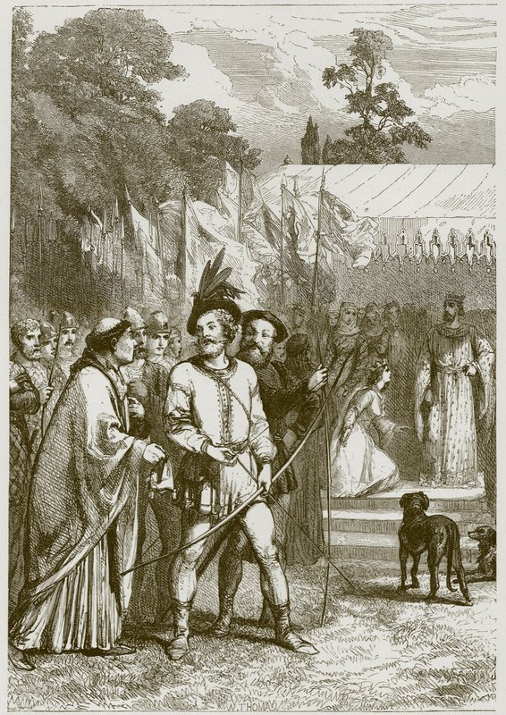 Robin Hood und Königin Katherine von English School