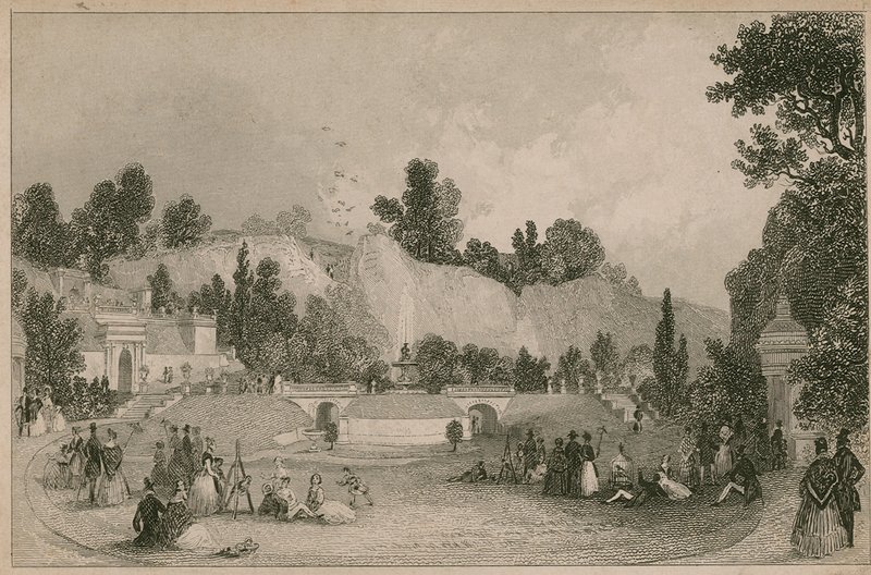 Rosherville Gärten, Der Italienische Garten, Gravesend von English School