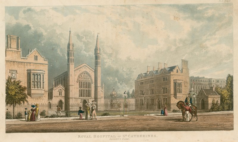 Königliches Krankenhaus von St. Catherines, Regents Park, London von English School