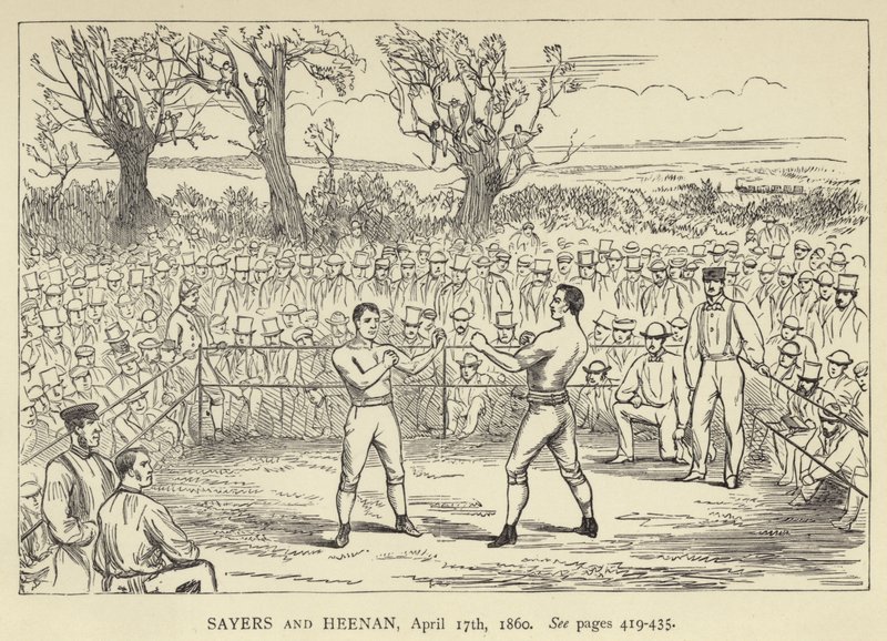 Sayers und Heenan, 17. April 1860 von English School