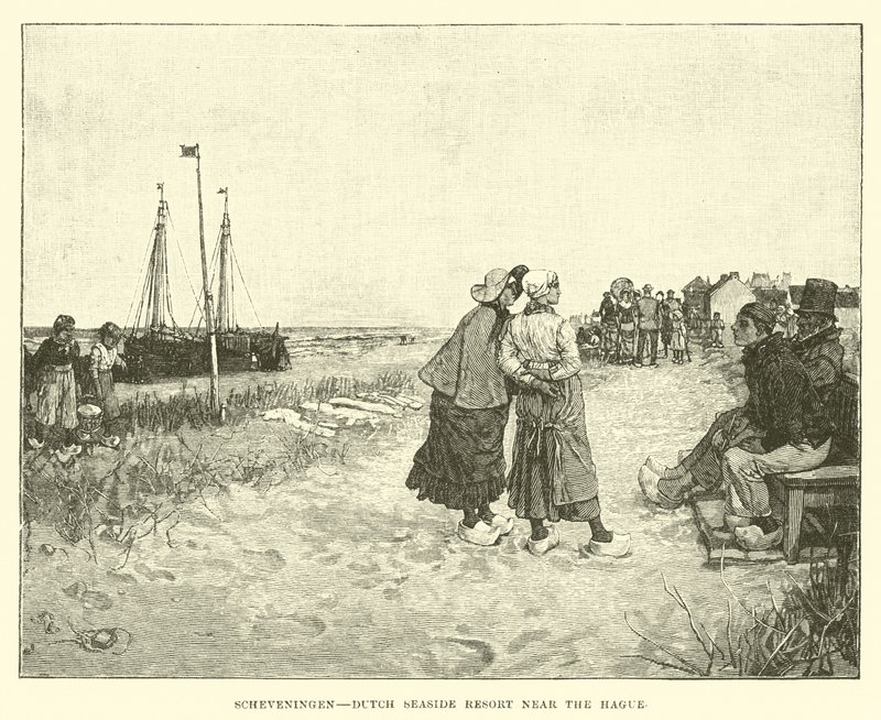 Scheveningen, niederländisches Seebad in der Nähe von Den Haag von English School