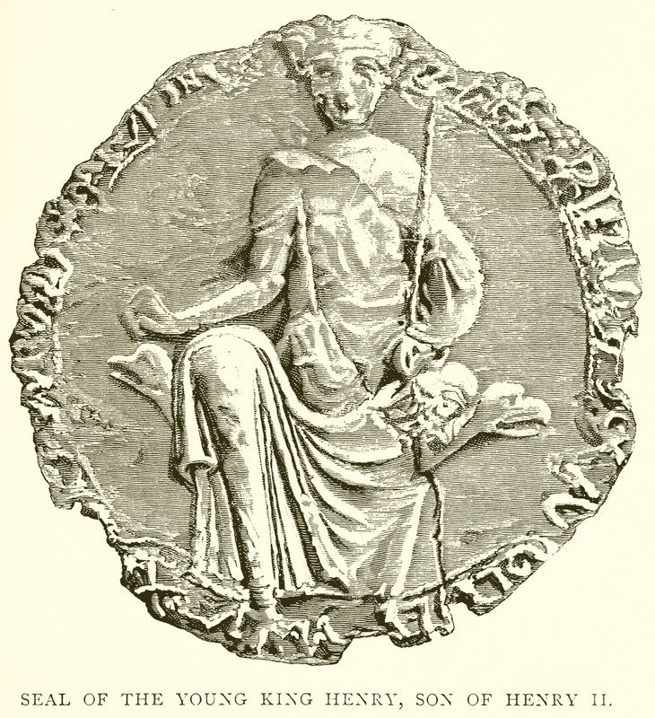 Siegel des jungen Königs Heinrich, Sohn von Heinrich II von English School
