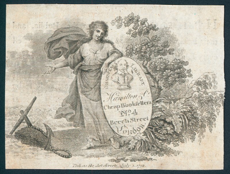 Shakespeare Bibliothek, Visitenkarte von English School
