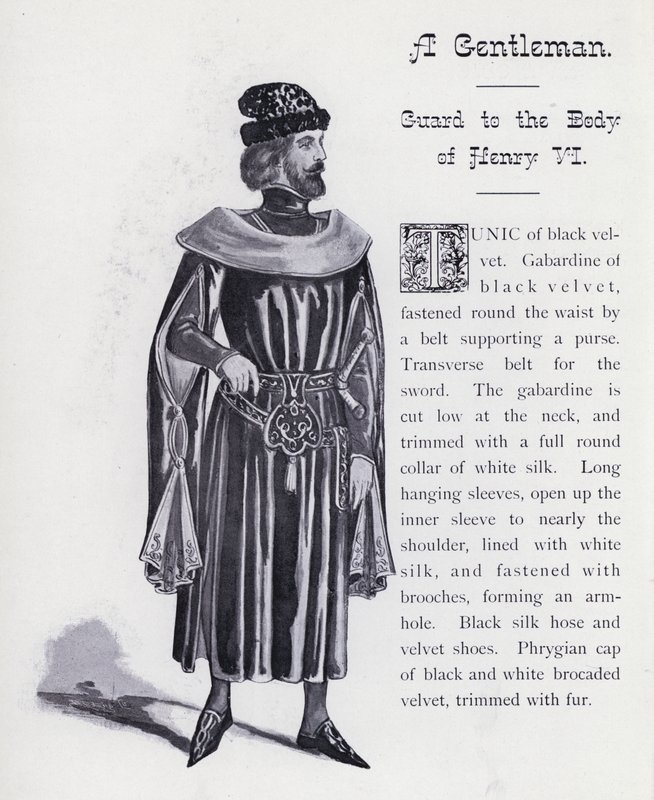 Shakespeares König Richard III: Ein Gentleman, Wache des Körpers von Heinrich VI von English School