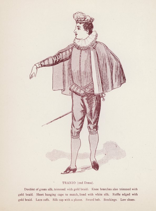 Shakespeares Der Widerspenstigen Zähmung: Tranio, 2. Kostüm von English School