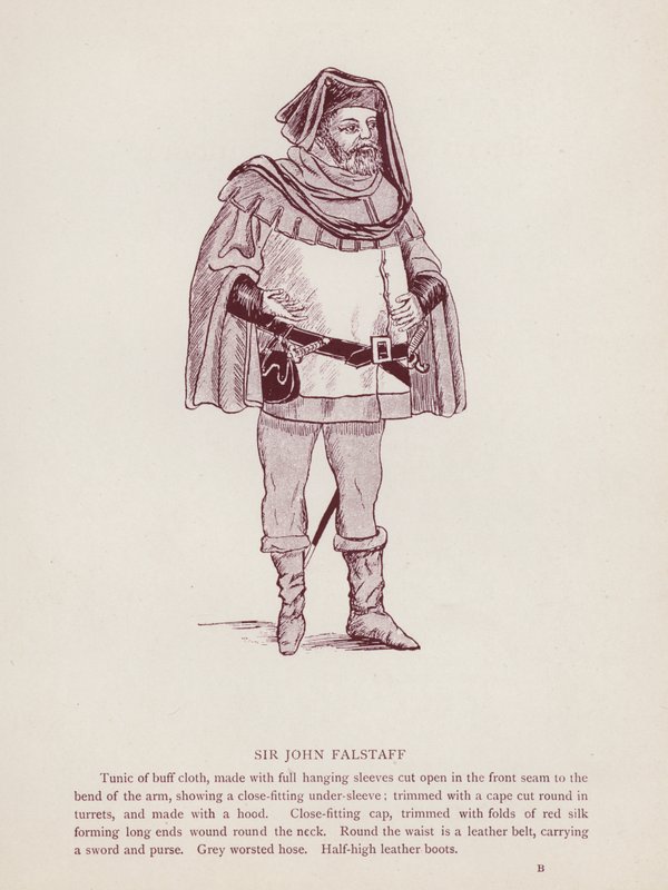 Shakespeares Die lustigen Weiber von Windsor: Sir John Falstaff von English School