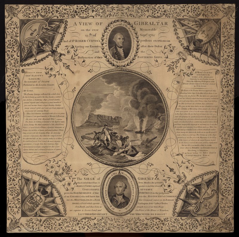 Belagerung von Gibraltar, 1779-1783 von English School