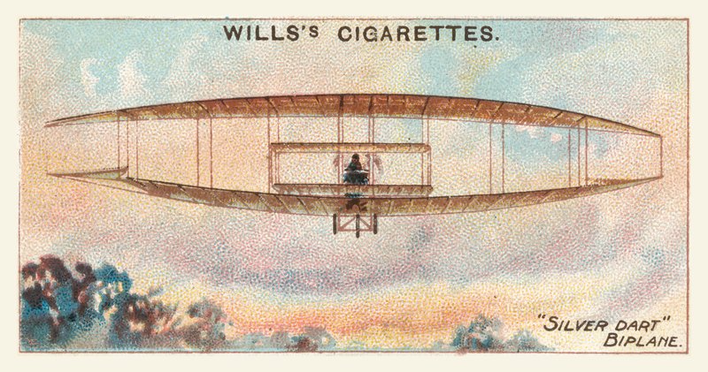 Silver Dart Doppeldecker von English School