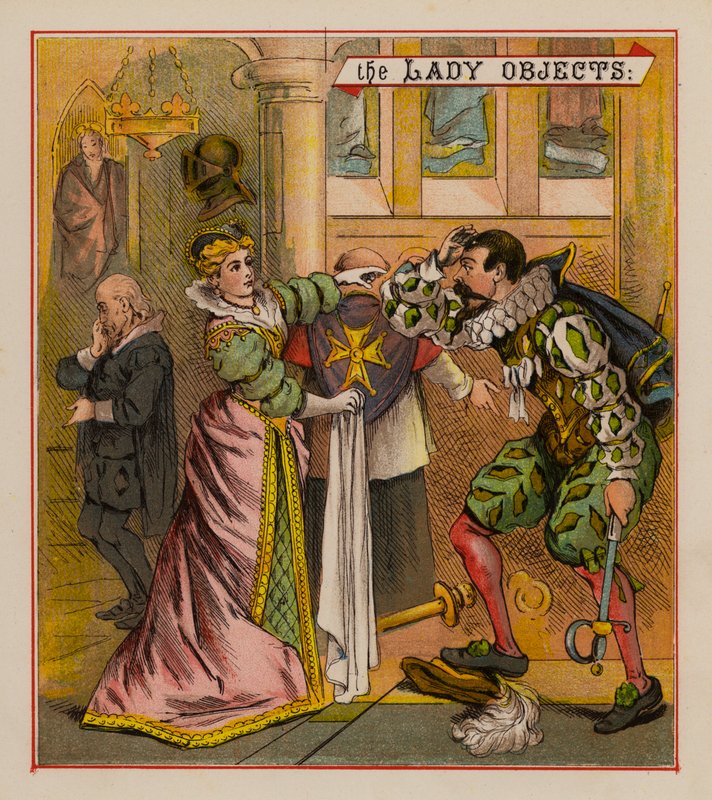Sir Francis Drake und seine Kobolde (Farblithografie) von English School