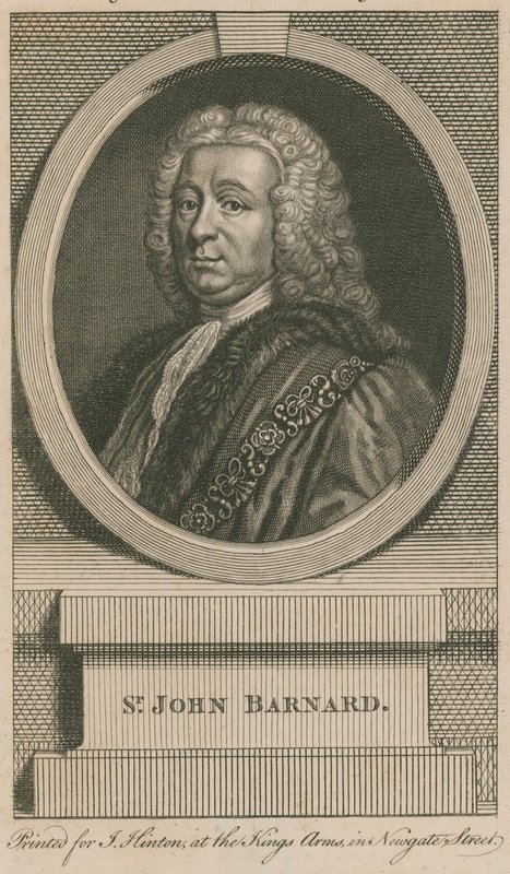Sir John Barnard, Lord Mayor von London von English School