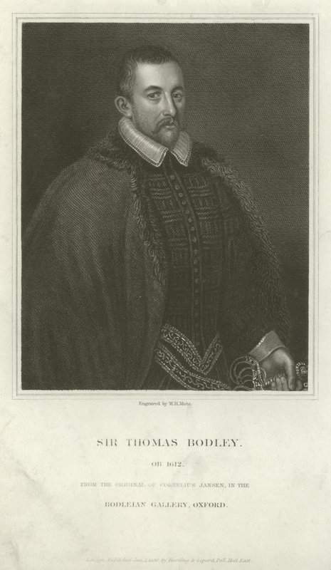 Sir Thomas Bodley, englischer Diplomat und Gelehrter von English School