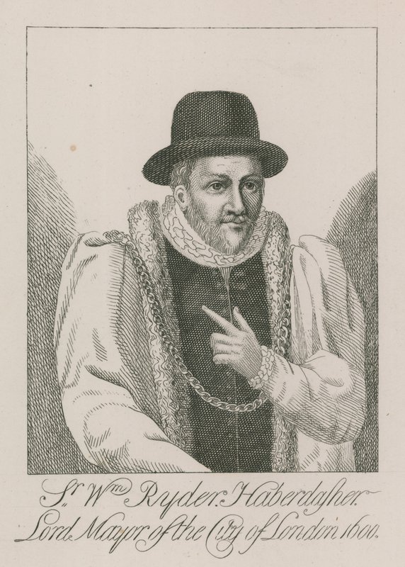 Sir William Ryder, Haberdasher, Lord Mayor von London, 1600 von English School