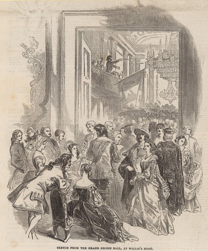 Skizze aus dem Grand Polish Hall in Willis