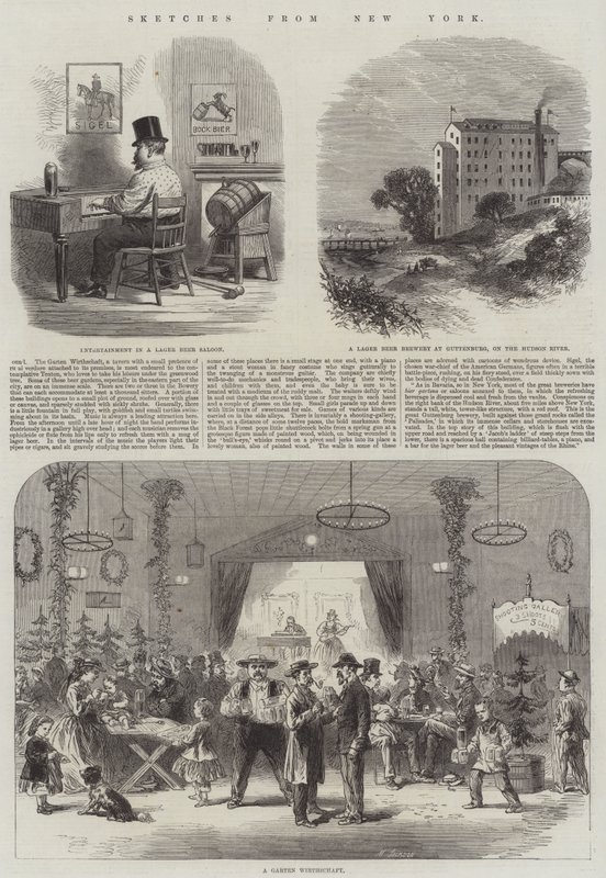 Skizzen aus New York (Stich) von English School