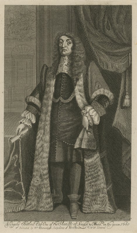 Slingsby Bethell, Sheriff von London und Middlesex im Jahr 1680 von English School